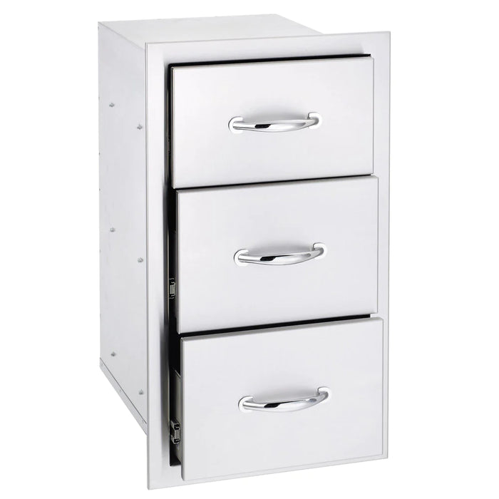 TrueFlame 17" Triple Drawer - TF-DR3-17