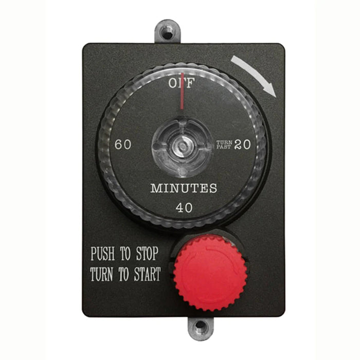 TrueFlame Gas Timer with Emergency Shutoff / Mounting Plate - TF-ESTOP1-0H