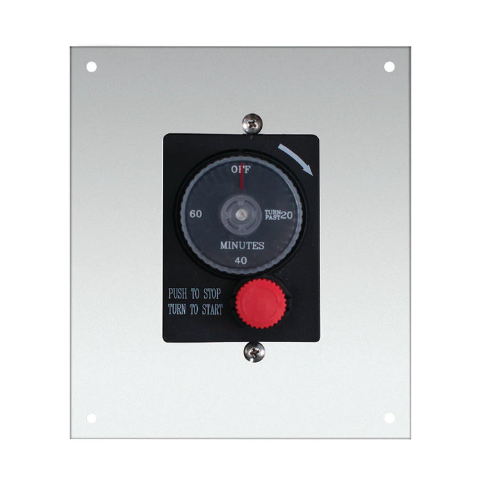 TrueFlame Gas Timer with Emergency Shutoff / Mounting Plate - TF-ESTOP1-0H