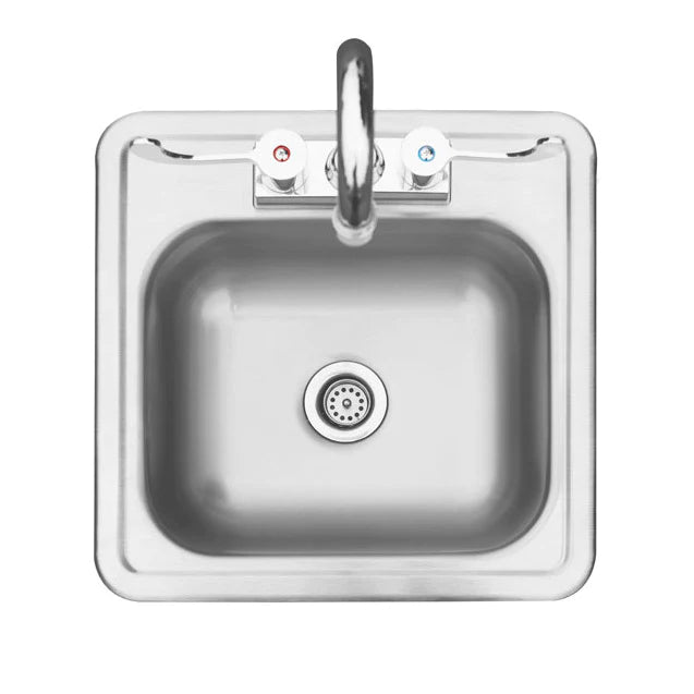TrueFlame 15"x15" Drop-in Sink - TF-NK-15D