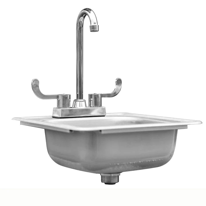 TrueFlame 15"x15" Drop-in Sink - TF-NK-15D