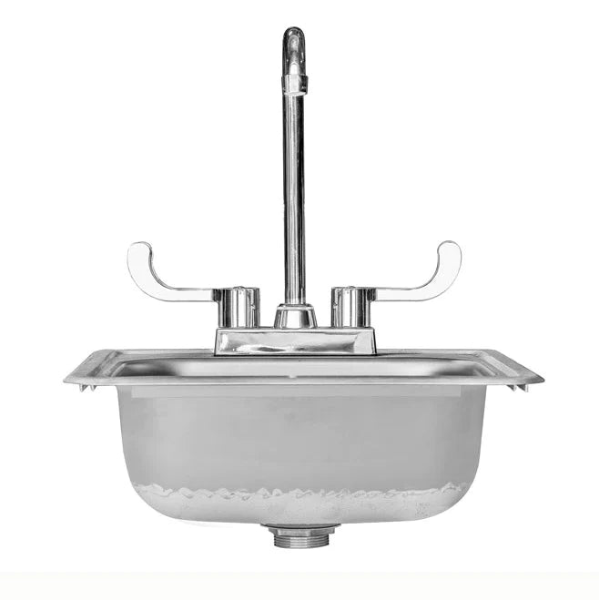 TrueFlame 15"x15" Drop-in Sink - TF-NK-15D