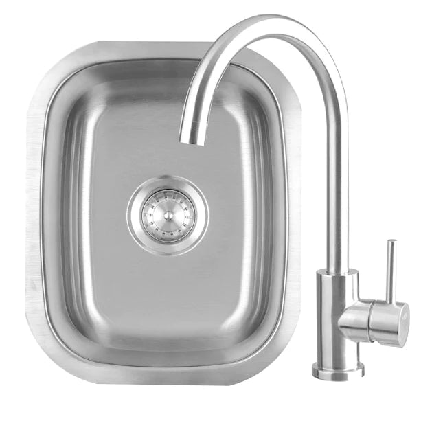 TrueFlame 19"x15" Undermount Sink - TF-NK-19U