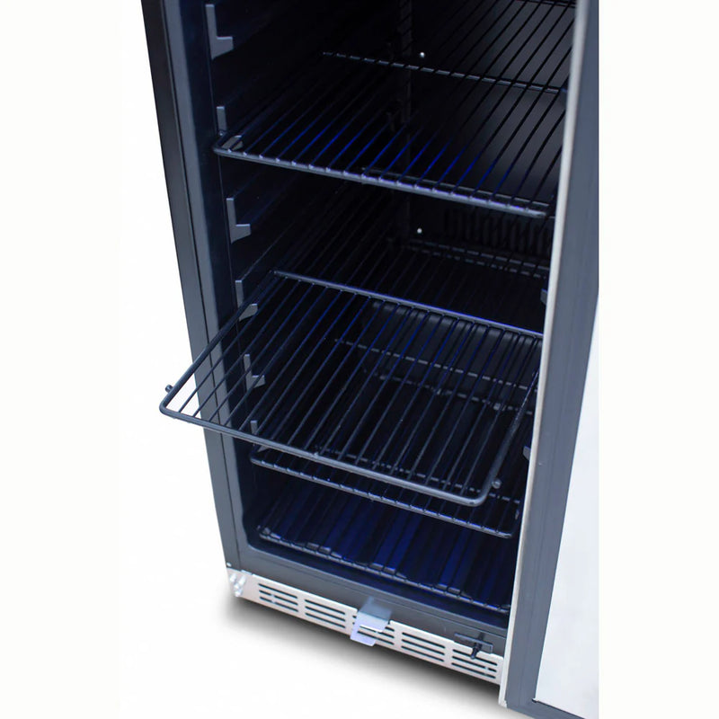 TrueFlame 15" Outdoor Rated Fridge with Stainless Door - TF-RFR-15S