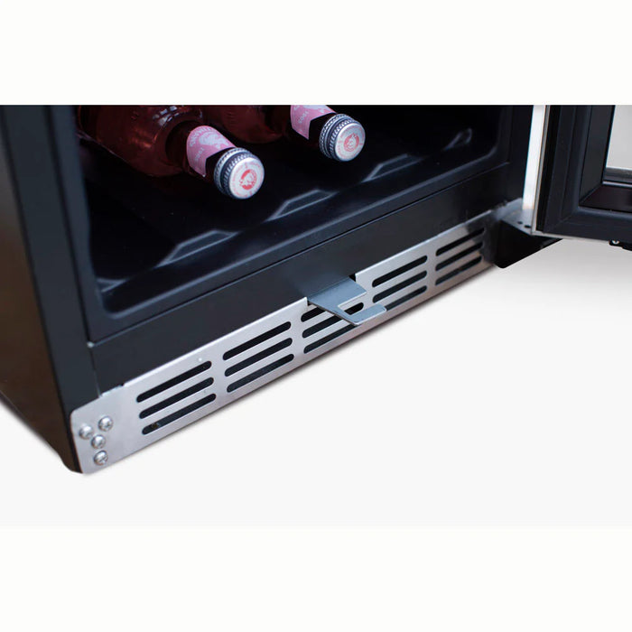 TrueFlame 15" Outdoor Rated Dual Zone Wine Cooler - TF-RFR-15WD