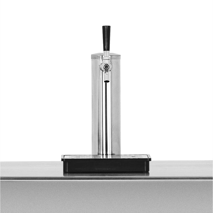 TrueFlame 24" 6.6C Deluxe Outdoor Rated Kegerator - TF-RFR-24DK-P