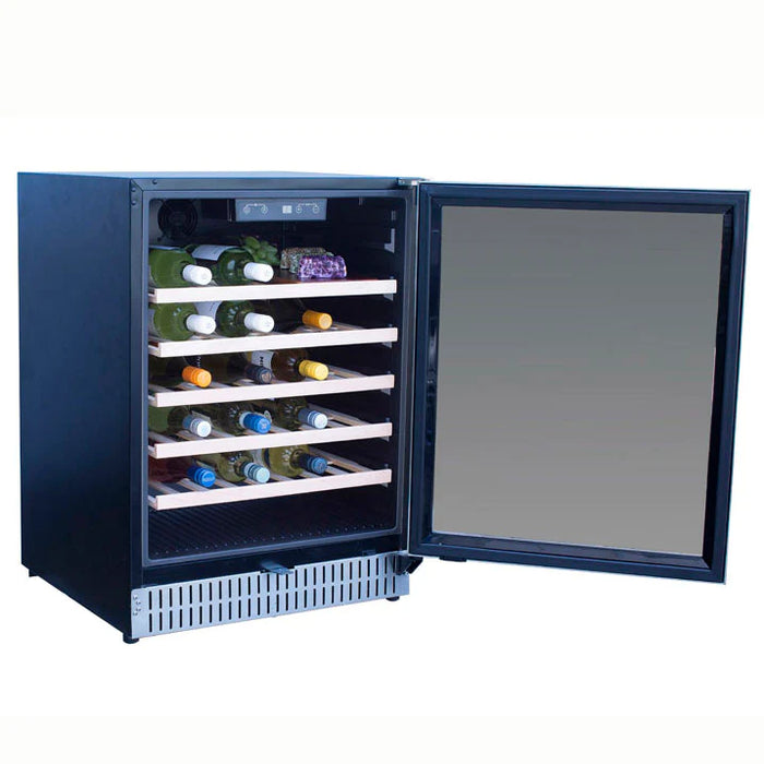 TrueFlame 24" Outdoor Rated Wine Cooler - TF-RFR-24WD