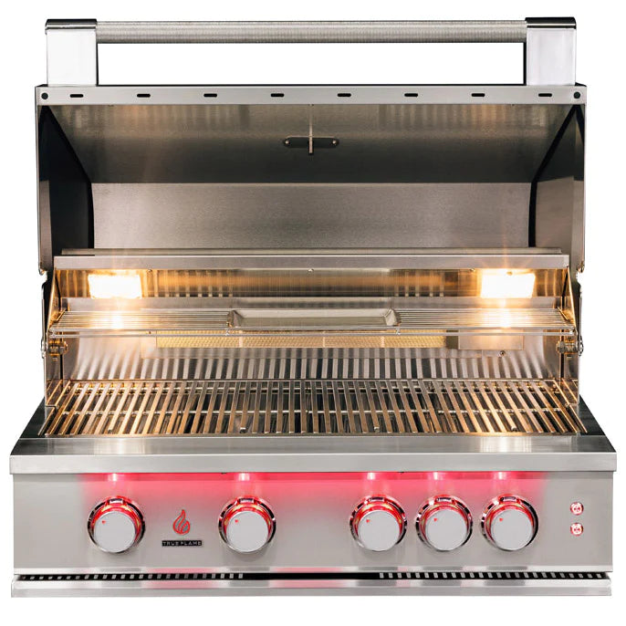 TrueFlame 32-Inch Deluxe Freestanding Grill - Stainless Steel