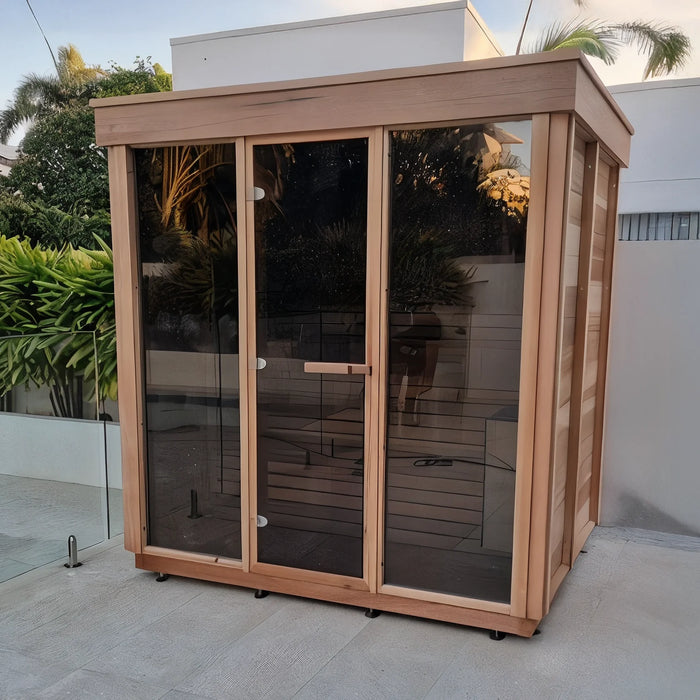 Outdoor 570 Pure Cube Sauna - 4 Person