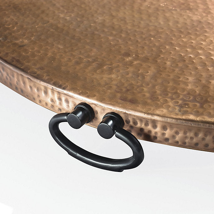 Classic Copper Fire Pit + Copper lid + Cover