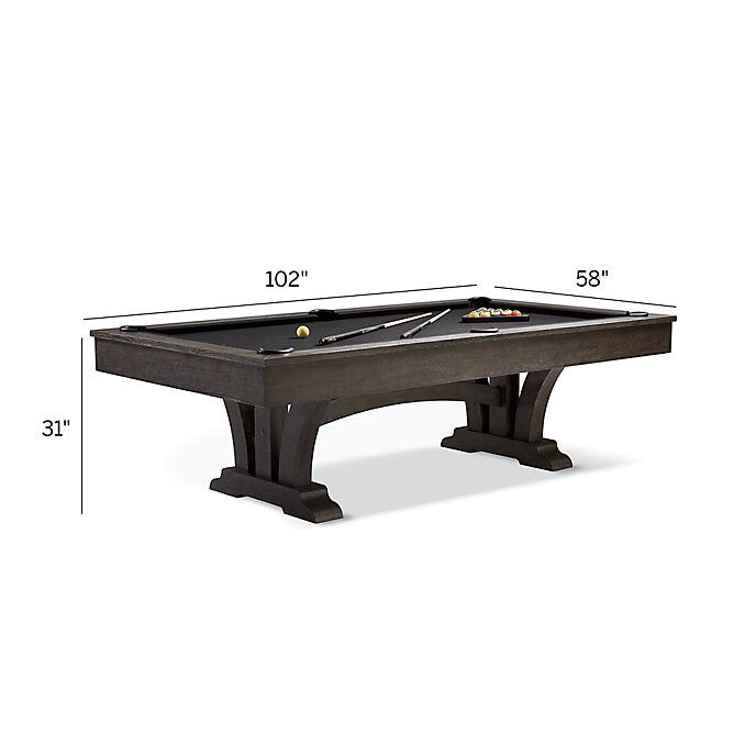 Dax Pool Table Oak
