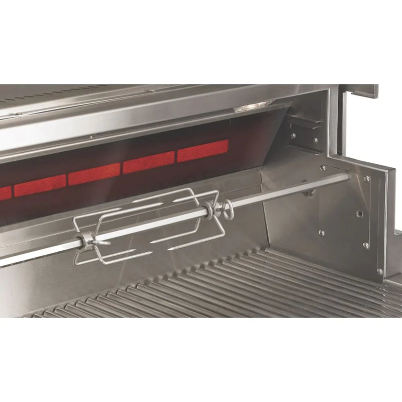 Twin Eagles | 54-Inch Gas Built-In Eagle One Super Premium Grill w/ Black Glass Infrared Rotisserie Burner and Sear Zone