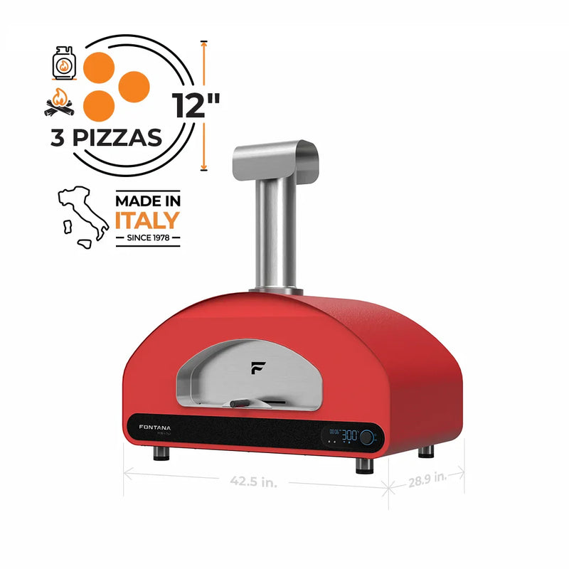 Fontana Gas Pizza Oven Volta 90 Portable Cart