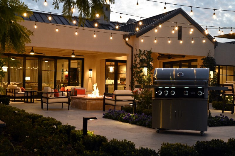 Wildfire Ranch Pro 42-in 4 Burner Black 304 SS Propane Gas Grill - WFPRO42G-BSS