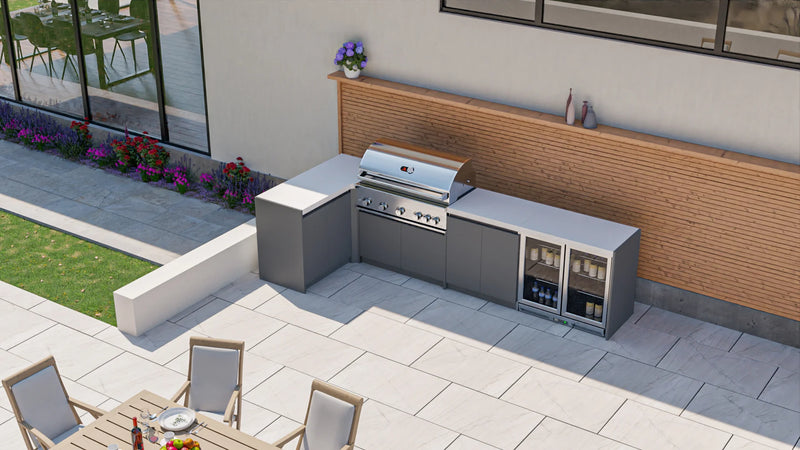 Whistler Outdoor Kitchen with Burford 5-Burner BBQ | 12F X 6F