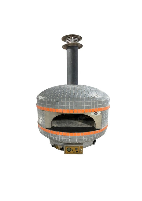 WPPO WKPM-D100 Lava 40" Professional Digital Wood Fire Outdoor Pizza Oven with Convection Fan