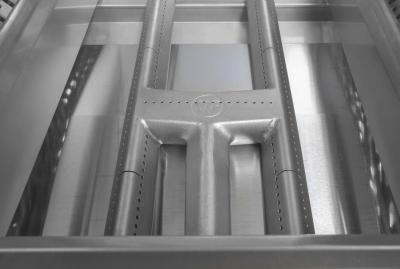 Wildfire Ranch PRO 36" Built-In Gas Grill, Black 304 Stainless Steel - On Cart