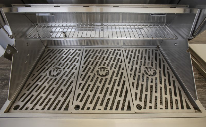 Wildfire Ranch PRO 36" Built-In Gas Grill, Black 304 Stainless Steel - On Cart