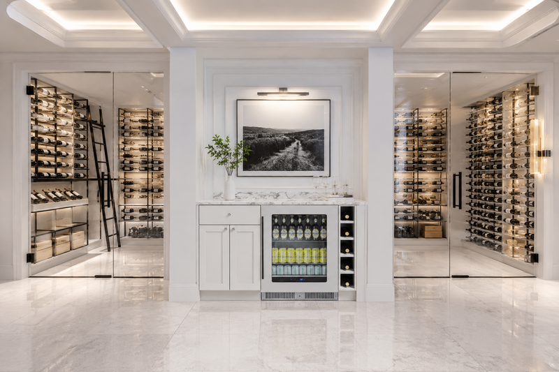 Mesa Dry Bar | White 35.75" H x 54.0" W x 20.75" D