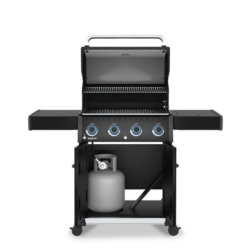 Broil King Baron 420 Pro Shadow 4 Burner Natural Gas Grill - Black - 674117
