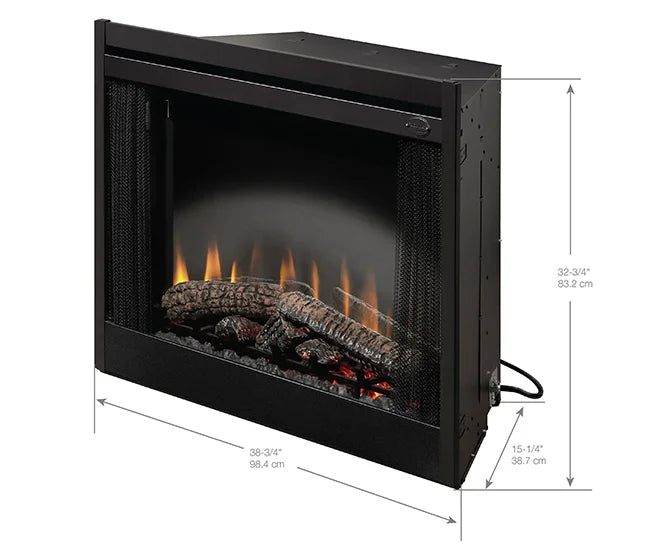 Dimplex BF39STP Standard Built-In Electric Fireplace, 39-Inch