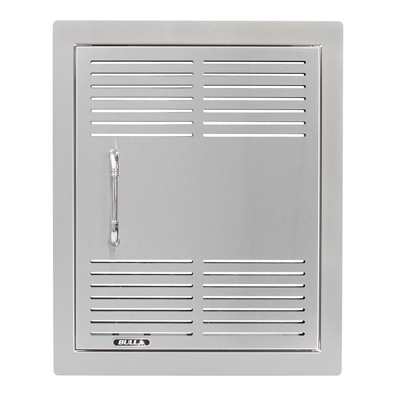Bull 18-Inch Vented Stainless Steel Single Access Door W/ Reveal - Vertical - 90000