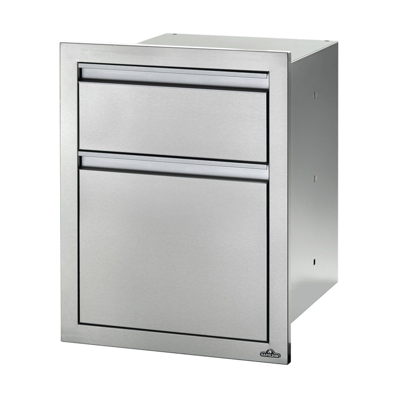 Napoleon BI-1824-2DR Combo Drawer Housing, 18x24-Inches