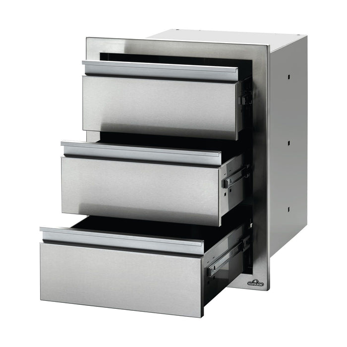 Napoleon BI-1824-3DR Triple Drawer Housing, 18x24-Inches