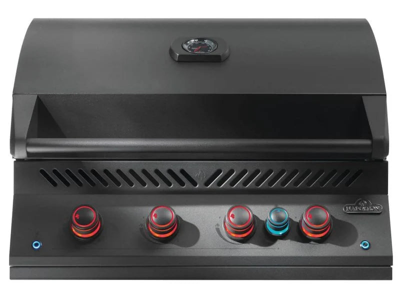 Oasis 300 Bundle 4 Burner Built-In 700 Series 32 with Infrared Rear Burner Propane Gas Grill in Matte Black