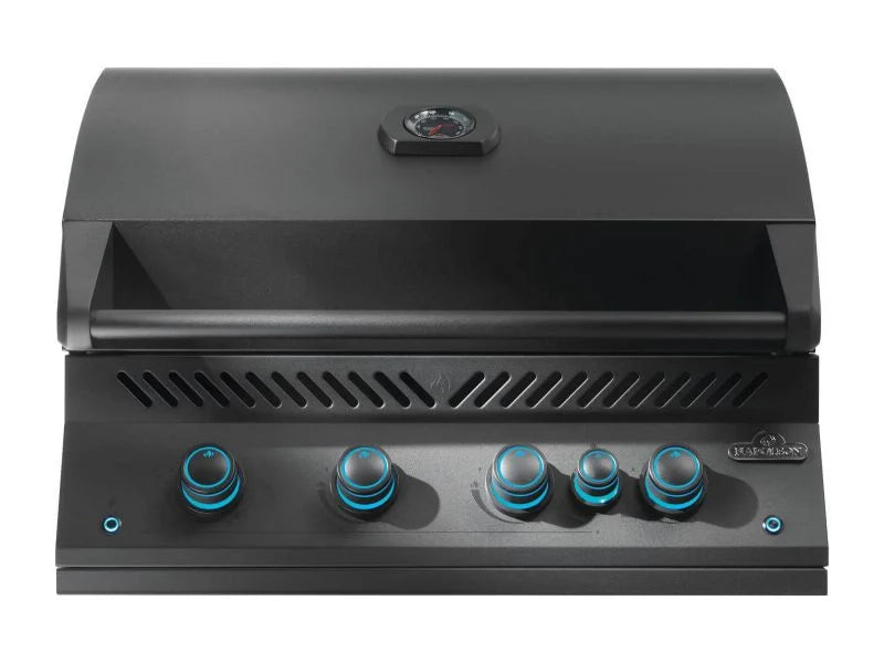 Oasis 300 Bundle 4 Burner Built-In 700 Series 32 with Infrared Rear Burner Propane Gas Grill in Matte Black