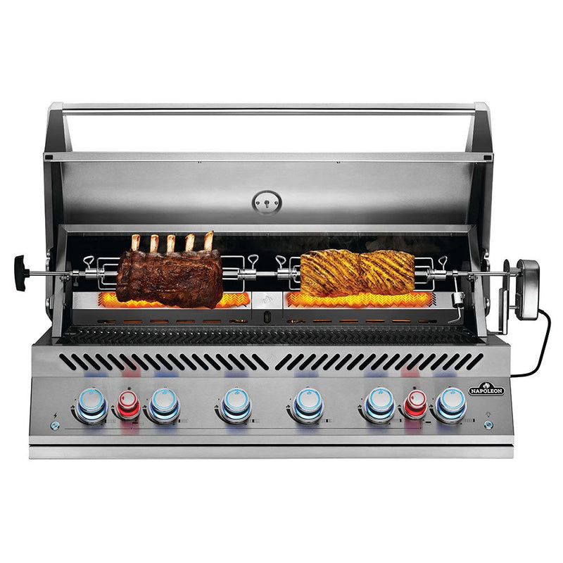 Napoleon BIG44RBSS Stainless Steel Built-In 700 Series 44-Inch Infrared Rear 6-Burner Gas Grill Head