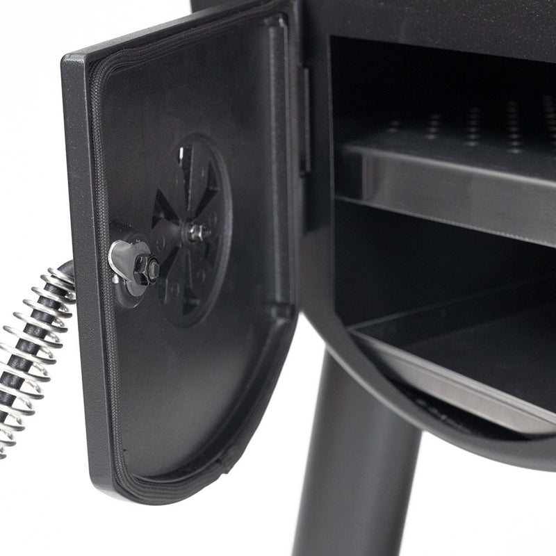 Broil King 955050 Regal Offset 400 Charcoal Smoker, 25.5-Inches