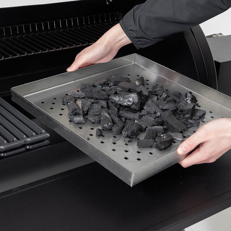 Broil King 958050 Regal Offset 500 Charcoal Smoker, 32-Inches