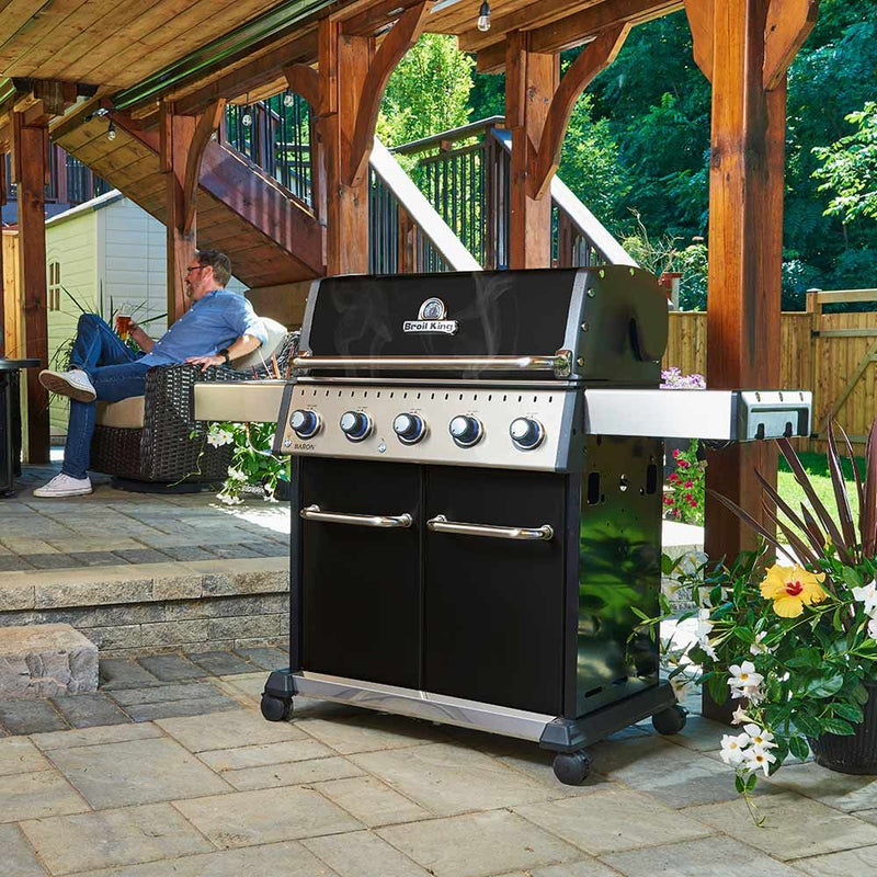 Broil King BR-520 Baron 520 Pro 5-Burner Gas Grill, 63-Inches