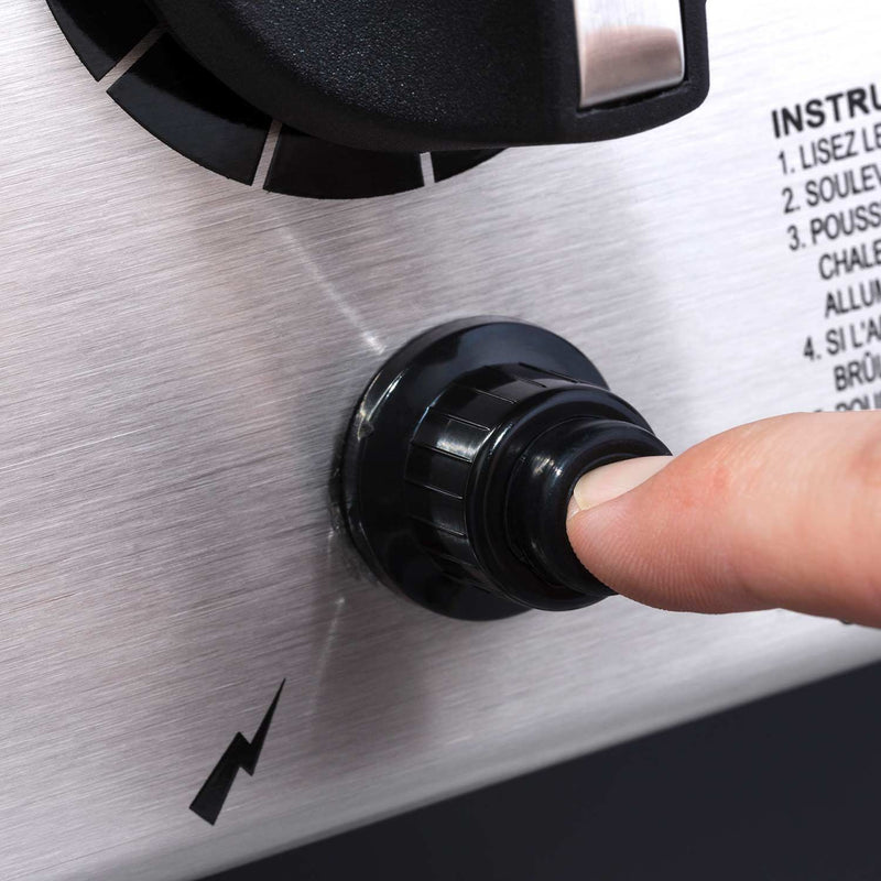 Broil King 814154 Gem 320 3-Burner Grill on 2-Wheel Cart, 24-Inches, Propane