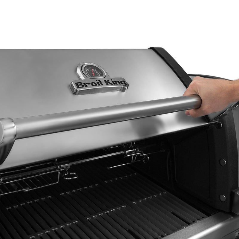 Broil King IMP-S690i Imperial S690i Stainless Steel 6-Burner Gas Grill Island, 86-Inches