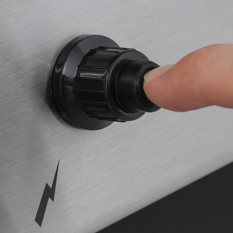 Broil King MON-390 Monarch 390 3-Burner Grill on 2-Wheel Cart with Side Burner, 22-Inches