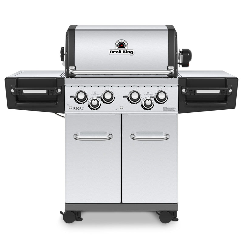 Broil King REG-S490PIR Regal S490 Pro Infrared 4-Burner Freestanding Grill, 25.5-Inches
