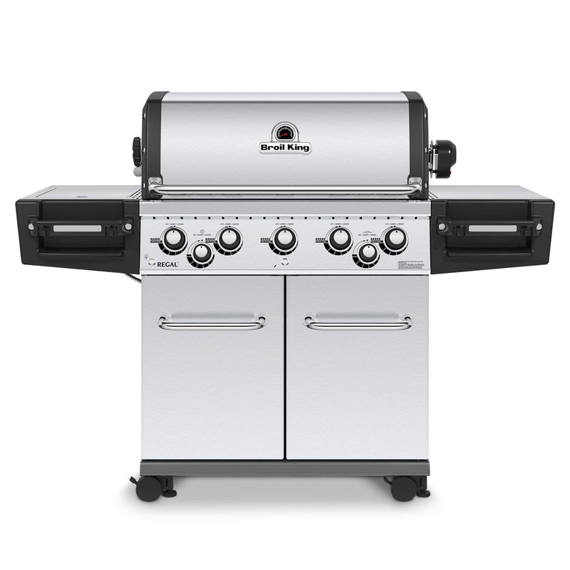 Broil King REG-S590P Regal S590 Pro 5-Burner Freestanding Grill with Side Burner, 32-Inches