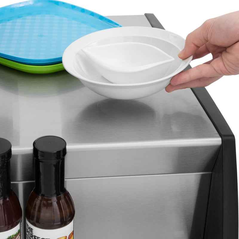 Broil King SIG-390 Signet 390 3-Burner Grill on 2-Wheel Cart with Side Burner, 25.5-Inches