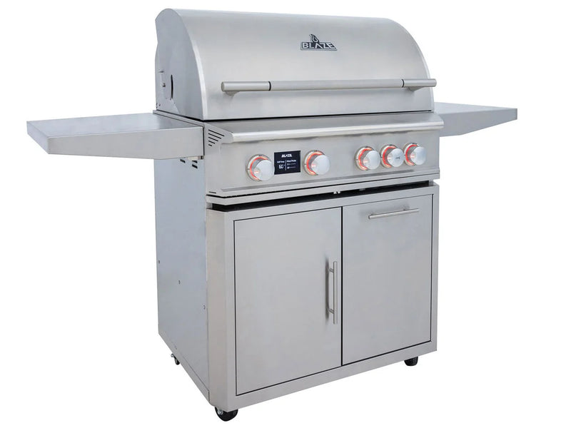 Blaze LTE PRO 32-Inch 4-Burner Gas Grill With Rear Infrared Burner & Rotisserie with Cart