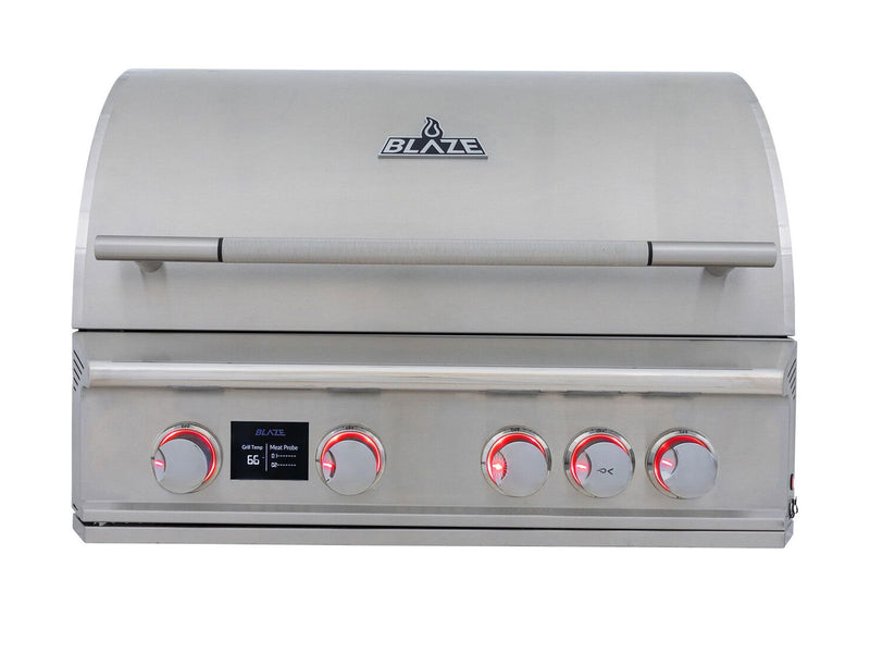 Blaze LTE PRO 32-Inch 4-Burner Built-In Gas Grill With Rear Infrared Burner & Rotisserie