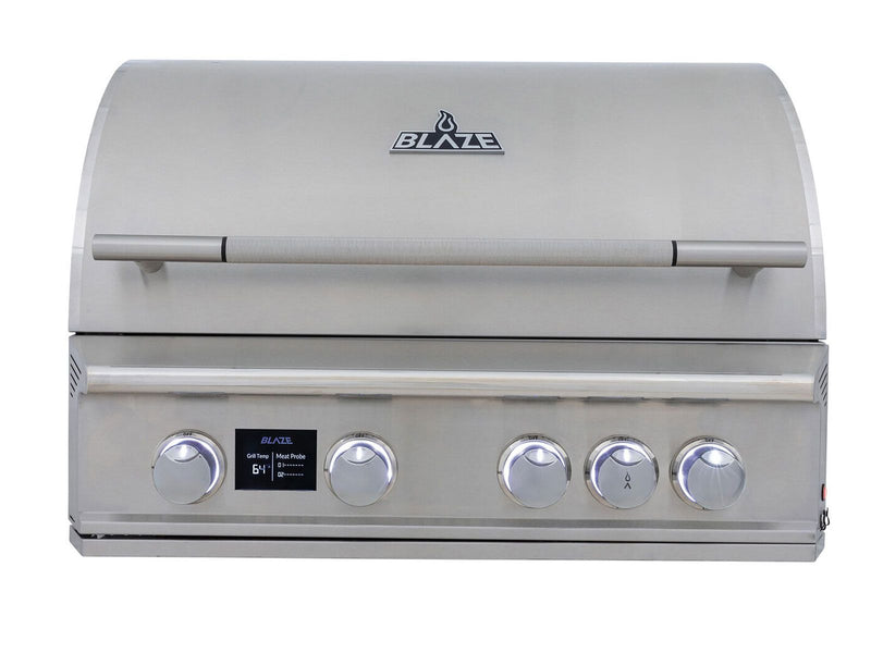 Blaze LTE PRO 32-Inch 4-Burner Built-In Gas Grill With Rear Infrared Burner & Rotisserie