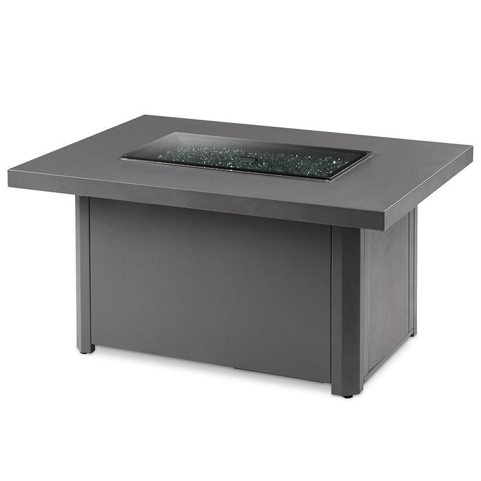 The Outdoor GreatRoom Company CAD-1224x Caden Chat Height Gas Fire Pit Table, 34x32-Inches-Grey