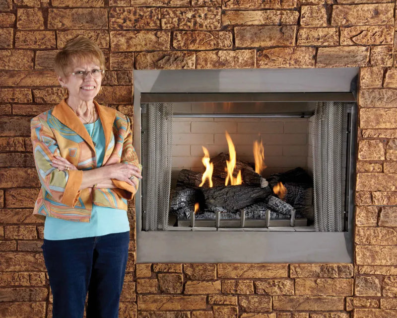 Carol Rose by Empire ONI Outdoor Harmony Intermittent Pilot Gas Burner with Remote