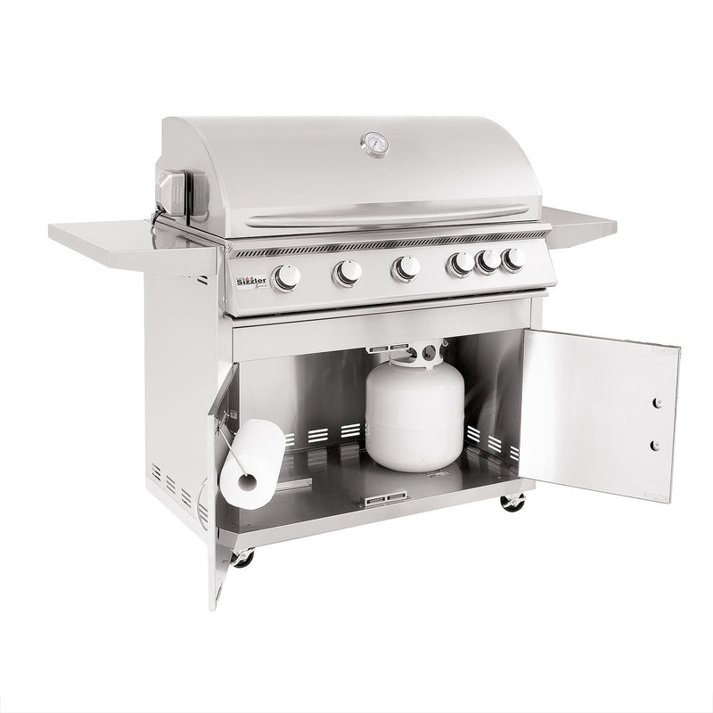 Summerset SIZ40-CART-SIZ40 Sizzler Series Gas Grill On Cart, 40-Inch