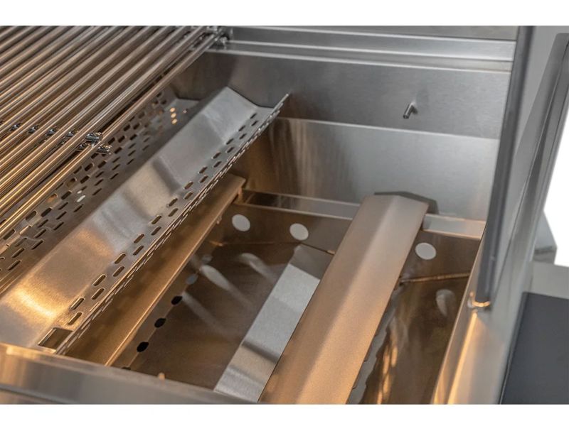 Whistler 42-Inch 5-Burner Gas Grill on Stainless Steel Cabinet with Rear Infrared Burner, Grill Lights, Rotisserie Kit & Cover