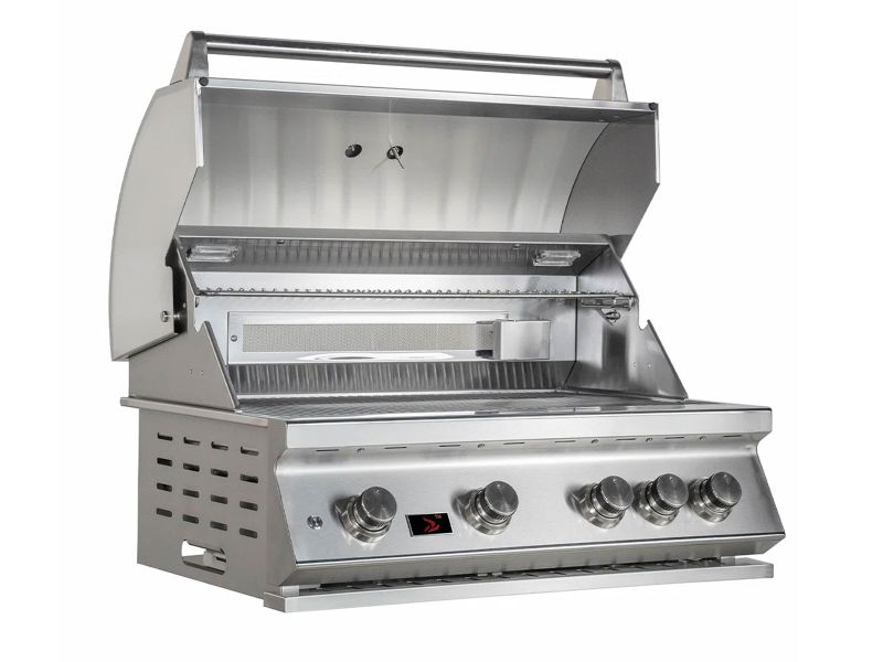 Whistler 4-Burner 102 x 28-Inch Gas Grill Island with Infrared Rear Burner, Refrigerator, Sink, and Rotisserie Kit (Copy)