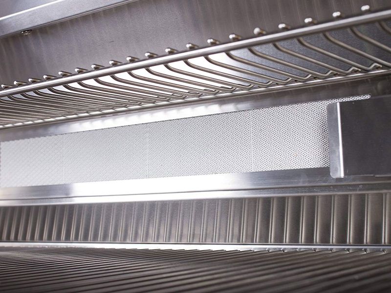 Whistler 42-Inch 5-Burner Gas Grill on Stainless Steel Cabinet with Rear Infrared Burner, Grill Lights, Rotisserie Kit & Cover