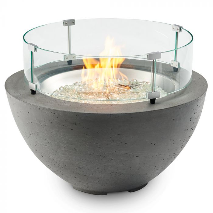 The Outdoor GreatRoom Company CV-20 Cove Gas Fire Pit, 29.25-Inch - Midnight Mist